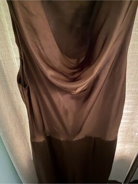 Sadie & Sage Brown Cowl Neck Jumpsuit